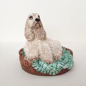 Vintage Basil Matthews Cocker Spaniel Dog Figurine signed Brenda Matthews